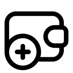 top up icon with line style