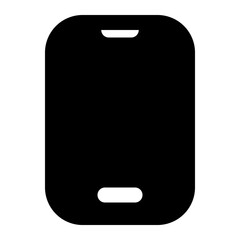Mobile app icon with line style