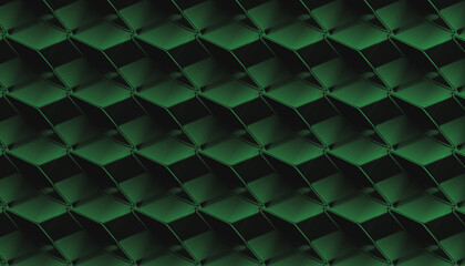 Naklejka premium Abstract green black geometric gradient pattern background modern futuristic texture design