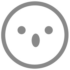 Obraz premium Surprise line icon