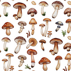 Exotic Peacock Leaf Pattern – Tropical Green and Blue Feather Botanical Seamless Background