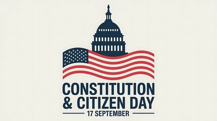 Us constitution and citizen day celebration