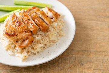 Grilled Chicken with Steamed Rice