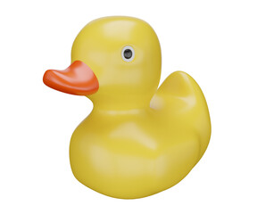 3d rendering rubber duck
