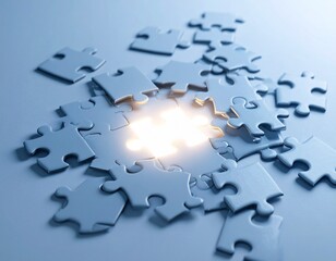 Obraz premium The Missing Piece – Finding Completion