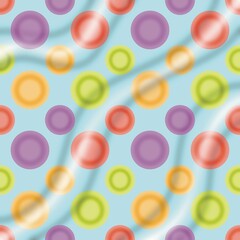 Colorful circles, circles, used for creating backgrounds, patterns printed in the image, patterns on product surfaces, multi-colored circle designs, used for creating backgrounds, printing, patterns.
