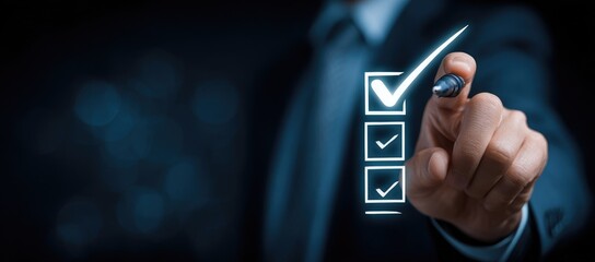 Businessperson marking checklist (1)