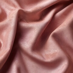 Fototapeta premium Luxurious rose-toned fabric texture with soft folds, perfect for elegant design projects