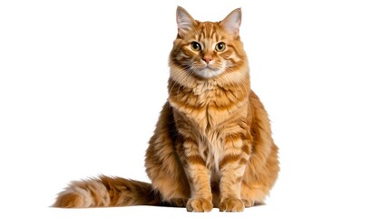 Obraz premium Orange cat sitting