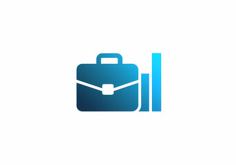 Business Growth Portfolio  Profit Chart Icon on transparent background
