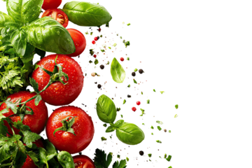 Fresh vegetables and herbs