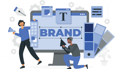 Rafiki brand creation design elements