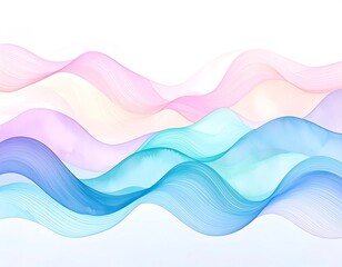 Abstract pastel waves (2)