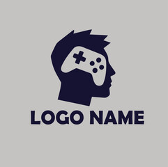 gaming streamer Logo Modern, simple flat vector illustration Icon