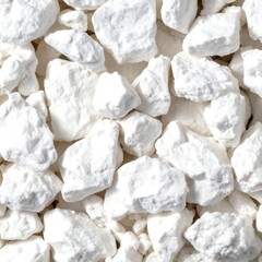 White Gravel Texture Close-Up Shot