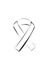 Black Morning ribbon