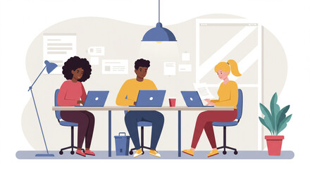 business people in the office