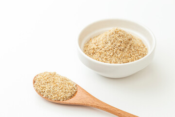 すりごまとスプーン　白バック