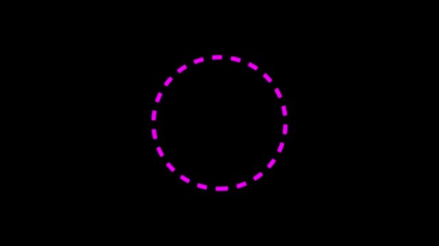 Rainbow. A circular frame of rainbow colours divided into segments. Target object. position in the centre. For text selection.4k video