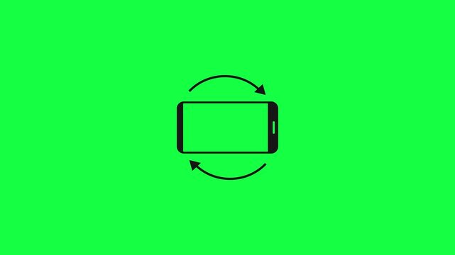 Rotate Your Phone. Rotate Your Device from Vertical to Horizontal. Please Rotate Your Phone. Turn you Smartphone and rotate device screen, 
full rotation of iphone smartphone with a green screen