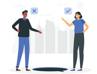 Rafiki character showing ideological differences with vibrant colors