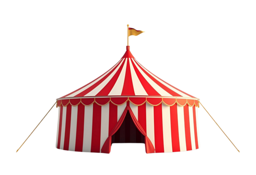 Circus tent designed for shows, entertainment, festivals, performances, and events