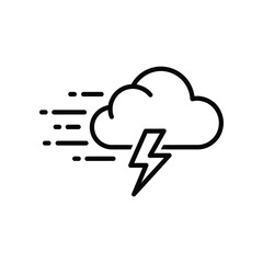 Storm's Fury: A stylized illustration depicts a dynamic storm, a cloud, and the raw power of a lightning strike, evoking the raw power of nature's drama.