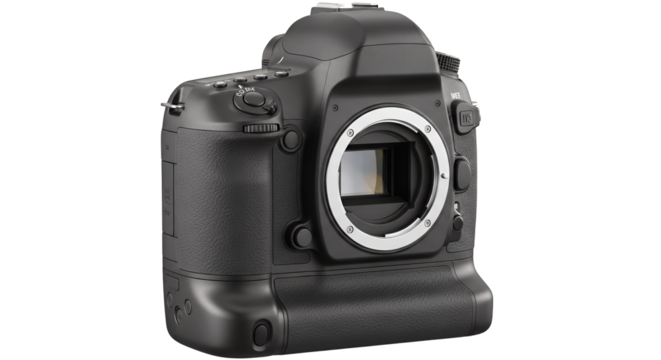 Professional DSLR Camera Body with Battery Grip
