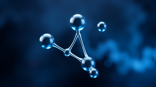 titanium dioxide molecule icon