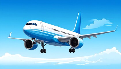 Obraz premium Airplane in the sky (1)