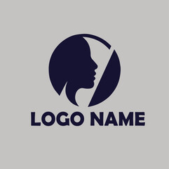 luxury beauty skin care logo design simple flat vector illustration Icon
