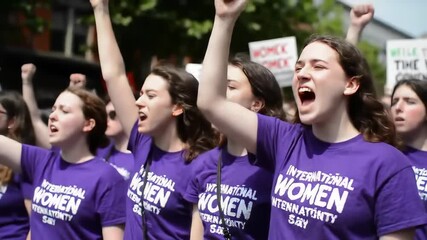 International Women's Day Protest A Call for Equality