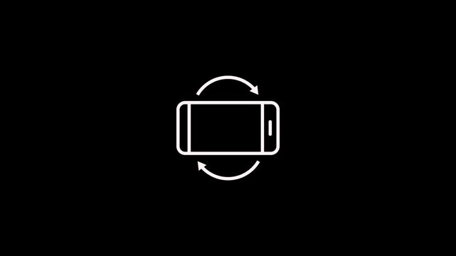 mobile phone screen rotate arrow icon animation, Please Rotate Your Phone. Turn you Smartphone and rotate device screen,
Rotate your phone animation. Rotate Your Phone Screen Animation 