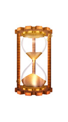 hourglass isolated on white