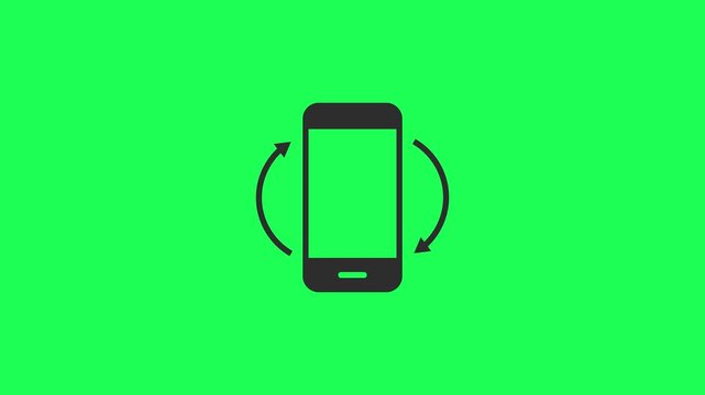 Rotate Your Phone. Rotate Your Device from Vertical to Horizontal. Please Rotate Your Phone. Turn you Smartphone and rotate device screen, 
full rotation of iphone smartphone with a green screen