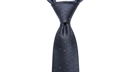 Dark Blue Patterned Tie Elegant Formal Men's Fashion Accessory