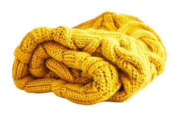 Soft Yellow Knitted Fabric Texture Cozy Winter Warmth