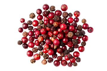 Red and black peppercorns spice blend culinary ingredient