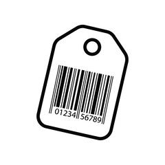 Barcode Label: An essential label with a unique barcode, ideal for inventory, tracking, and various retail applications.