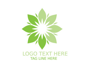 Flower Logo Design Vector