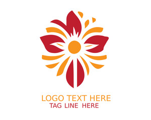 Flower Logo Design Vector