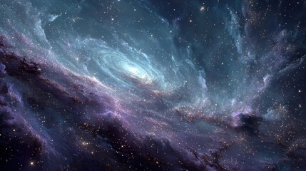 Galactic wonders exploring the beautiful swirls of cosmic nebulae in deep space imagery