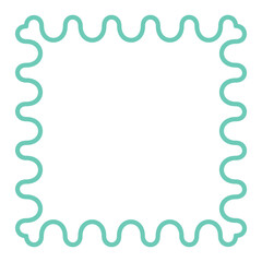 Vector Postage Stamp Element Set