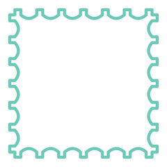 Vector Postage Stamp Element Set
