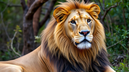 Fototapeta premium lion, panthera leo, Afrique de l'Est