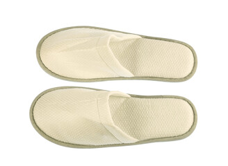 one time slipper isolated on white background