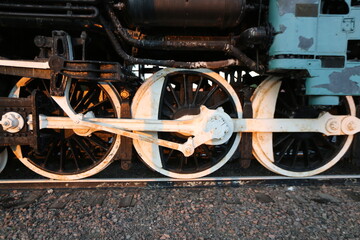 steam locomotive wheels