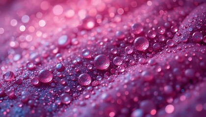 Pink Water Drops Macro Abstract Background - Abstract backgrounds