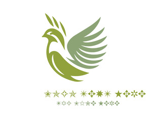 Fototapeta premium Quail Logo Design Vector