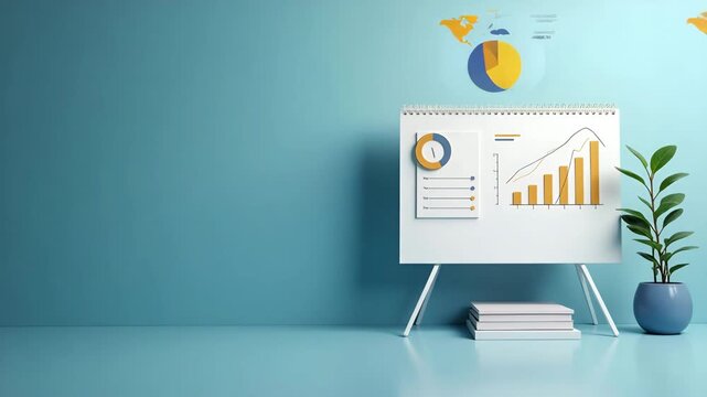 Present refined mid year employee review imagery incorporating performance metrics professional evaluation elements and modern corporate design for premium photo stock usage in  Photo Stock  Concept  